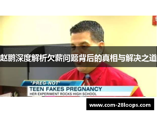 赵鹏深度解析欠薪问题背后的真相与解决之道